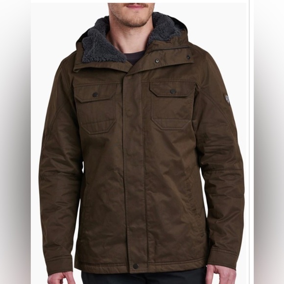 Kuhl Jackets & Coats Kuhl Projekt Kollusion Sherpa Lined Full Zip Hooded Military Jacket